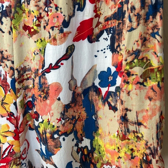 Chelsea & Violet Multi Color Boho Shorts Romper Lace Tassel Detail Size M - Picture 10 of 16